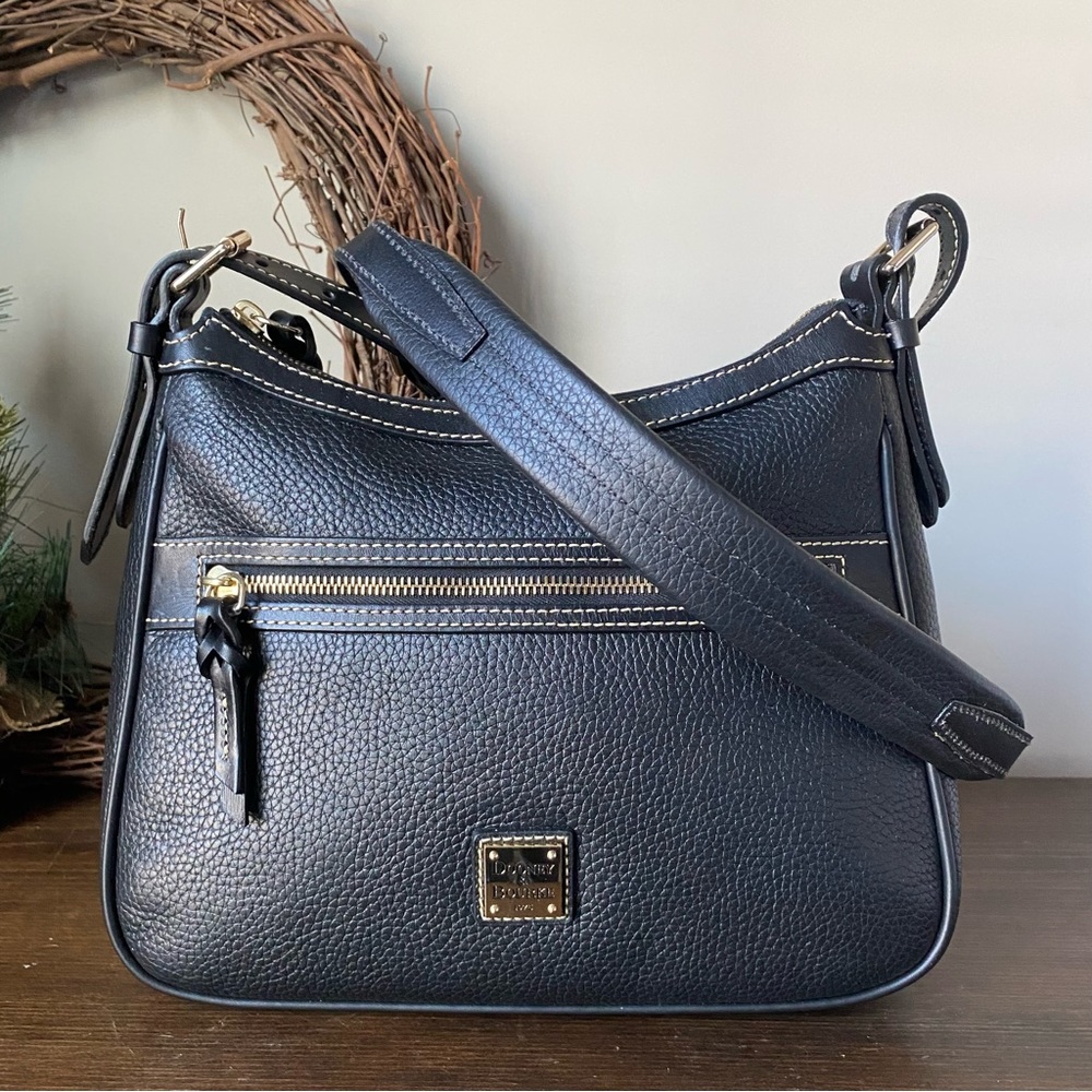 NWOT Presley Black Leather Crossbody Bag